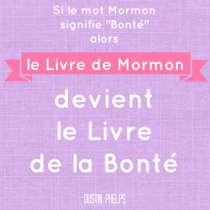 Livre de Mormon Livre de Bonté