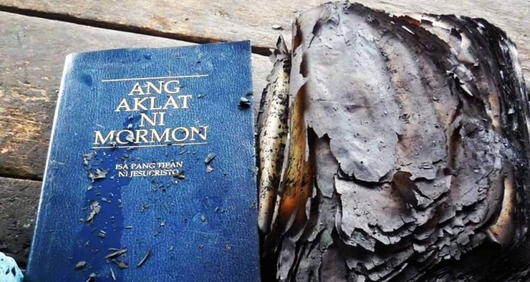 Un livre miraculeusement épargné par le feu