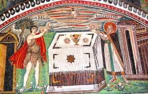 mosaïque Ravenne 2 sceau de Melchisédek
