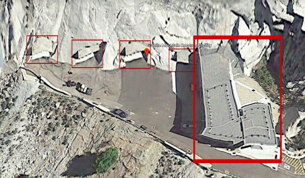Mountain Vault par Google Earth