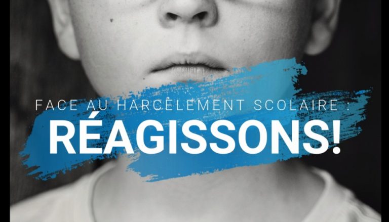 harcèlement scolaire: agissons! nous devons dire stop!