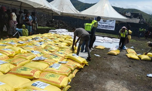 Solidarité en action : une aide alimentaire pour les familles de Goma