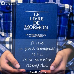 Livre de Mormon rend témoignage de Jésus